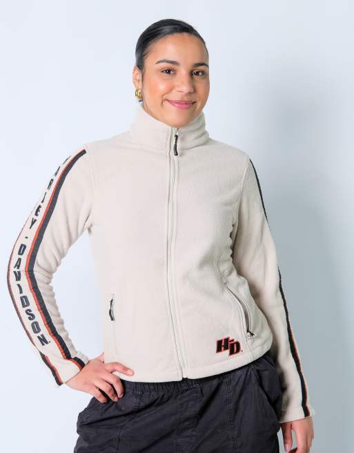 Vintage Harley Davidson M Fleece Cream