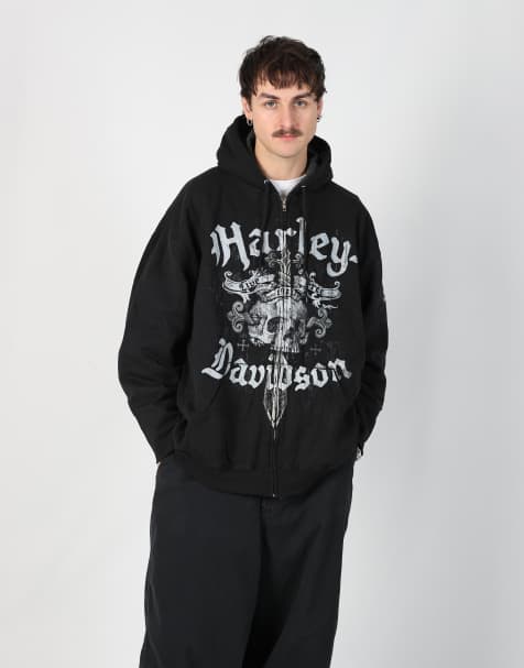 Vintage Harley Davidson xl hoodie in black - view 1