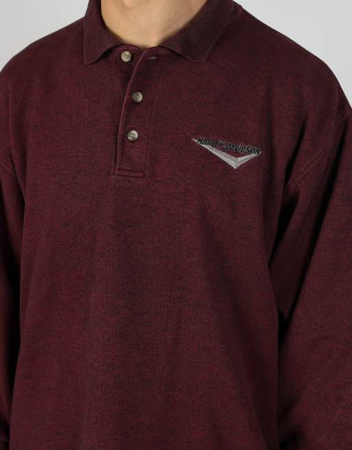 Vintage Harley Davidson xl sweatshirt in burgundy red, 4 of 4