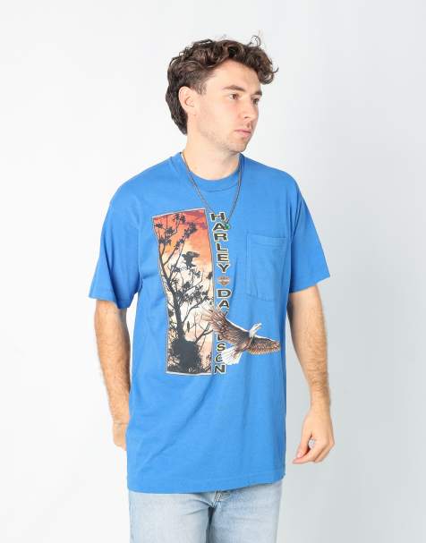 Vintage Harley Davidson xl t-shirt in blue - view 1