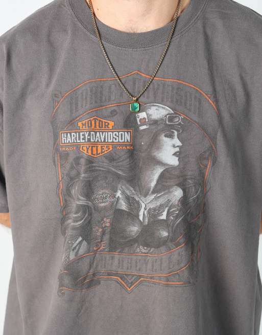 Vintage Harley Davidson xxl t-shirt in charcoal grey | ASOS