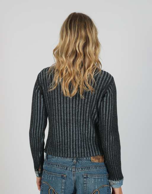 Vintage Helline S denim jacket in light blue, 2 of 4