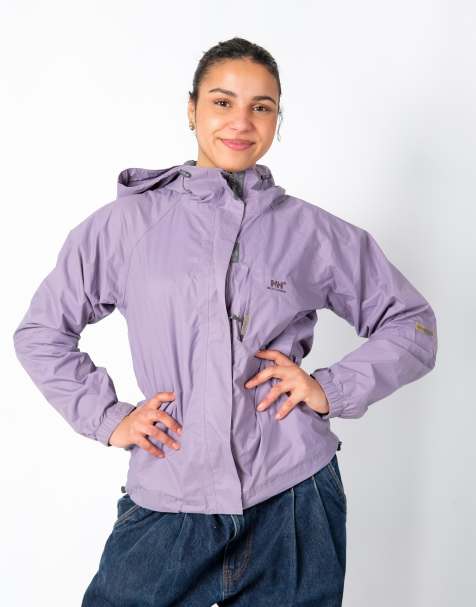 Vintage Helly Hansen M Rain Jacket Lilac Purple - view 1