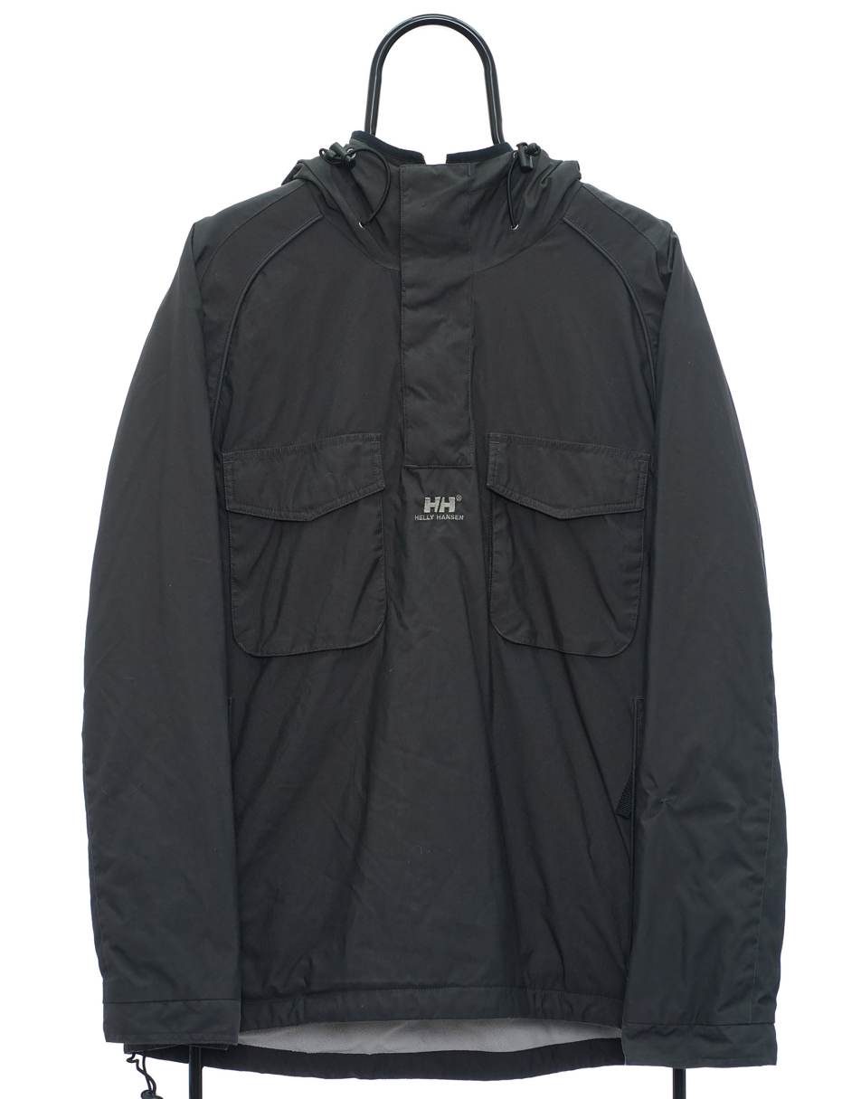 Vintage Helly Hansen Size M Pullover Jacket In Dark Grey