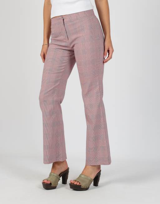 Vintage Hennes XS formal trousers in burgundy red, 2 of 4