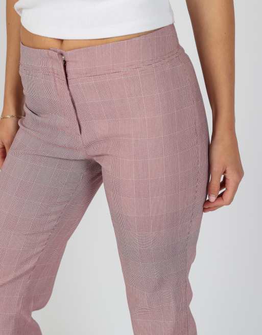 Vintage Hennes XS formal trousers in burgundy red, 4 of 4