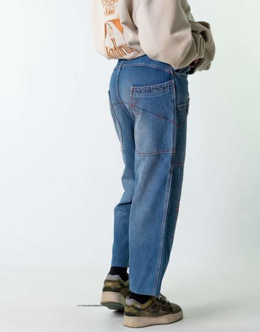 Vintage Hip Hop (30x28) Jeans in Blue Denim