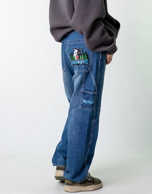 Vintage Hip Hop (31x32) Jeans in Blue Denim