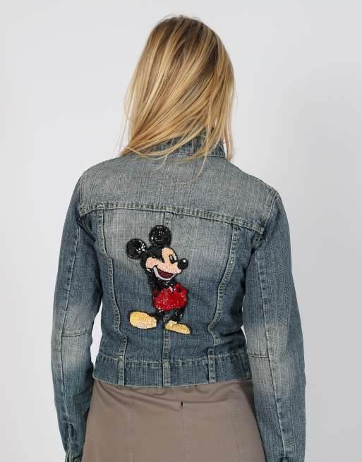 Vintage Hong Da S denim jacket in blue, 2 of 4
