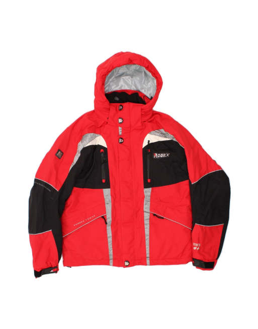 Vintage Hooded Ski Jacket It 50 Large In Red