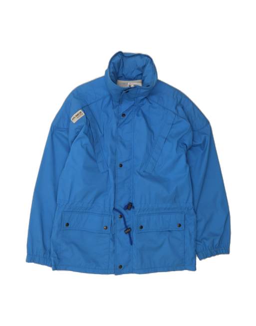 Vintage Hooded Windbreaker Jacket It 48 Medium In Blue