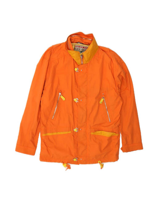 Vintage Hooded Windbreaker Jacket It 48 Medium In Orange