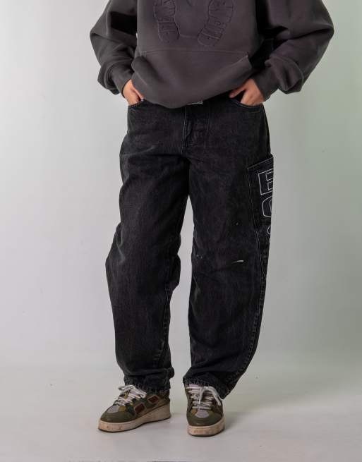 Vintage Hugo Boss (30x33) Jeans in Black Denim