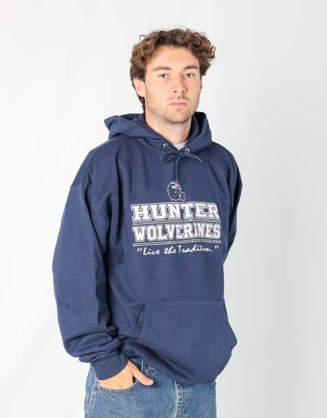 Vintage Hunter Wolverines l hoodie in blue - view 1