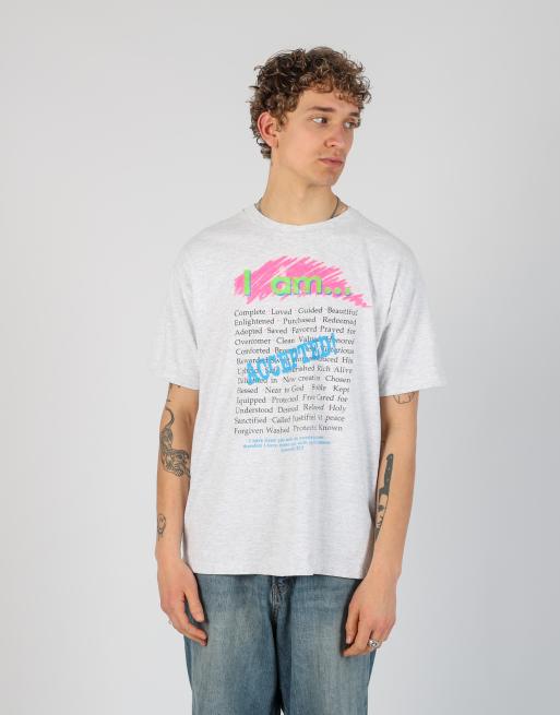 Vintage I am Accepted! xl t-shirt in light grey