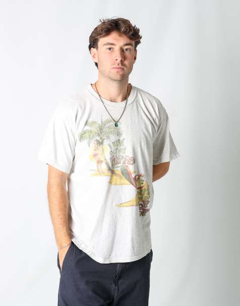 Vintage I Blew Out My Flip Flop l t-shirt in light grey - view 1