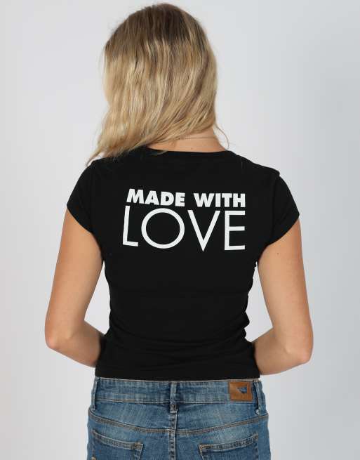 Vintage ICE age S baby tee in black, 2 of 4