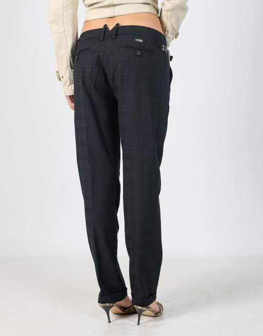 Vintage Iceberg S formal trousers in navy blue, 2 of 4
