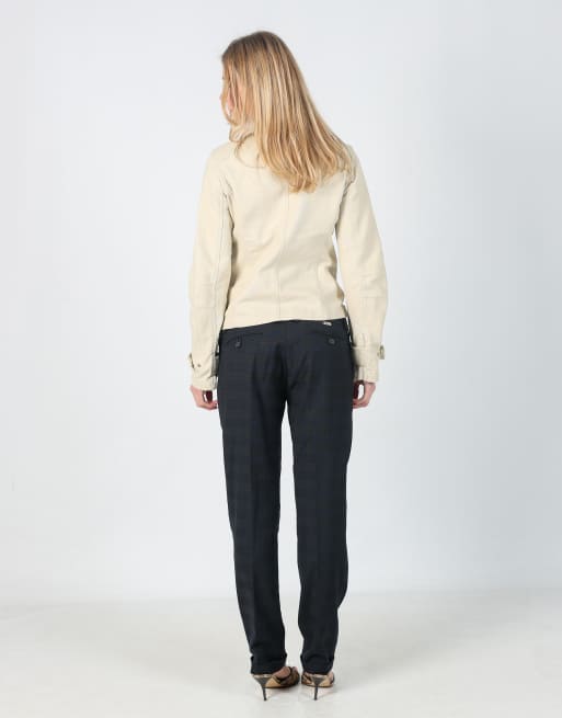 Vintage Iceberg S formal trousers in navy blue, 3 of 4