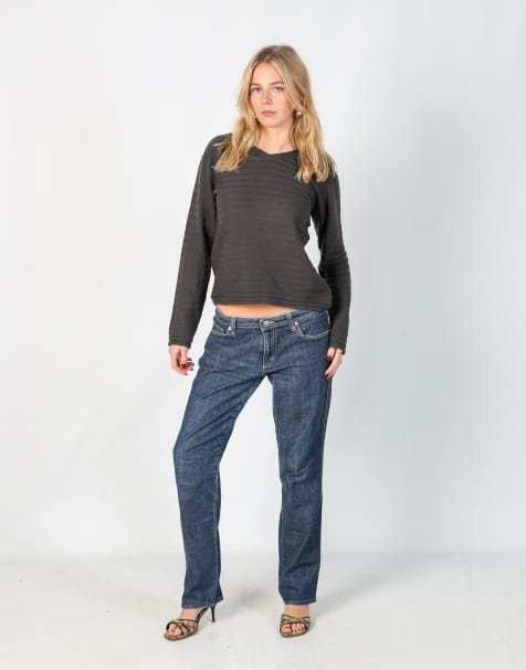 Vintage Iceberg S straight jeans in blue - view 1