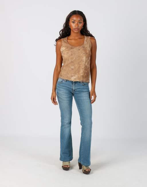 Vintage Iceberg XS bootcut jeans in light blue, 1 of 4
