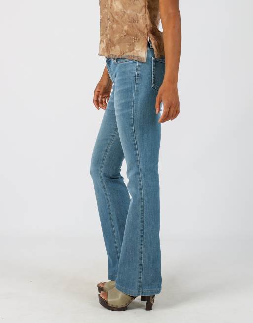 Vintage Iceberg XS bootcut jeans in light blue, 2 of 4