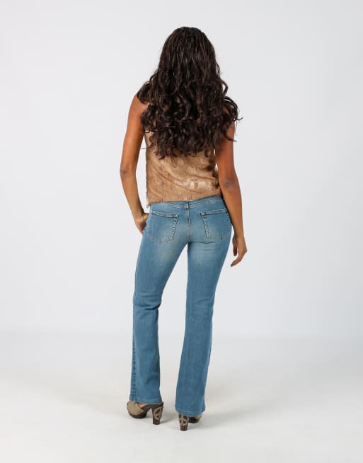 Vintage Iceberg XS bootcut jeans in light blue, 3 of 4