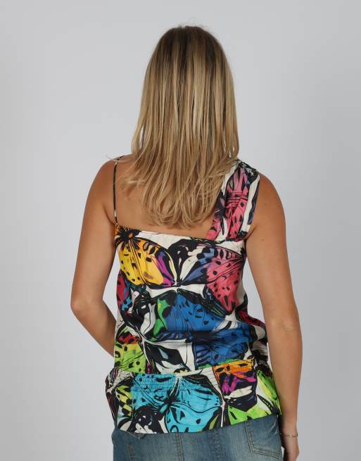 Vintage Iceberg XS cami in multi colured, 2 of 4