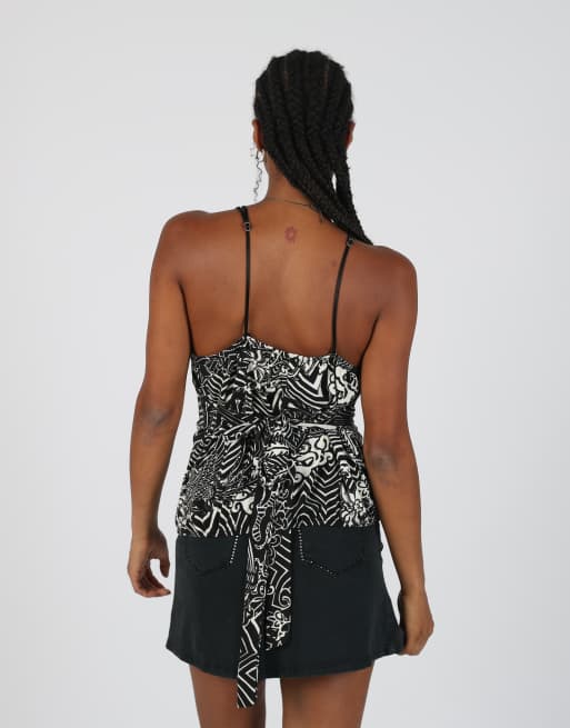 Vintage Imperial S cami in black, 2 of 4