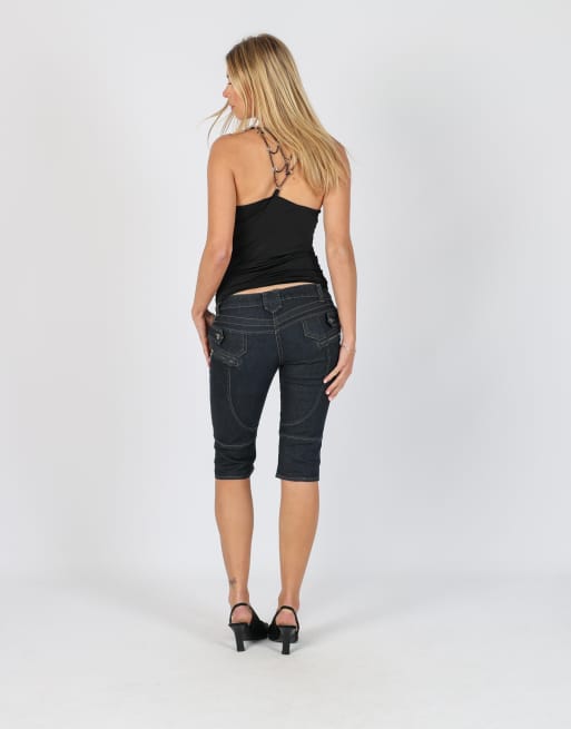 Vintage in Reelite XS 3/4 jeans in blue, 3 of 4