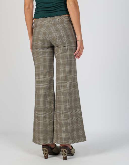 Vintage Indian Rose XS formal trousers in brown, 2 of 4