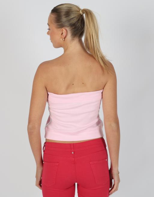 Vintage Internacionale S woven top in baby pink, 2 of 4