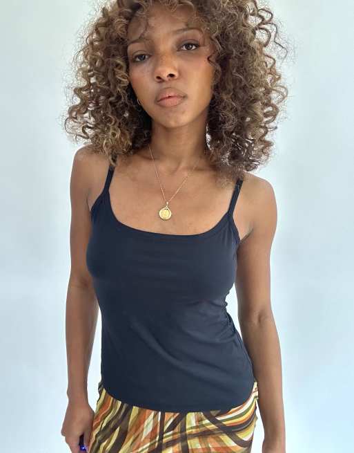 Vintage Intimissimi cami top in black, 1 of 4