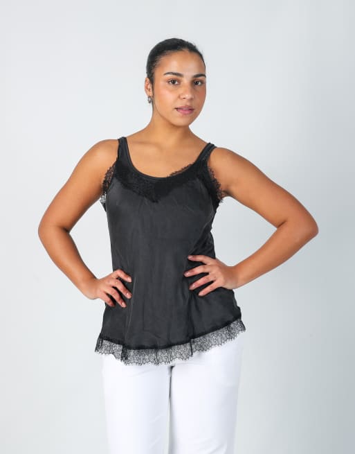 Vintage Intimissimi M cami in black