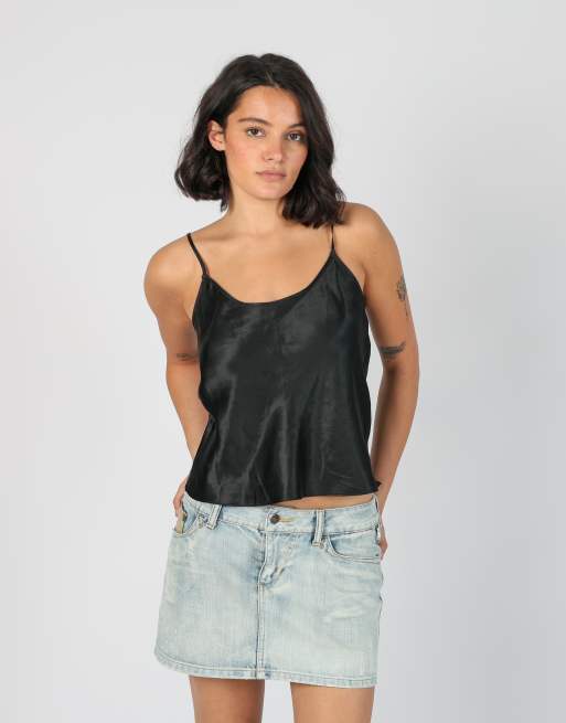 Vintage Intimissimi S cami in black