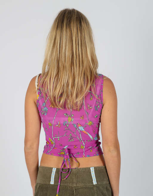 Vintage Intimissimi S cami in purple, 2 of 4