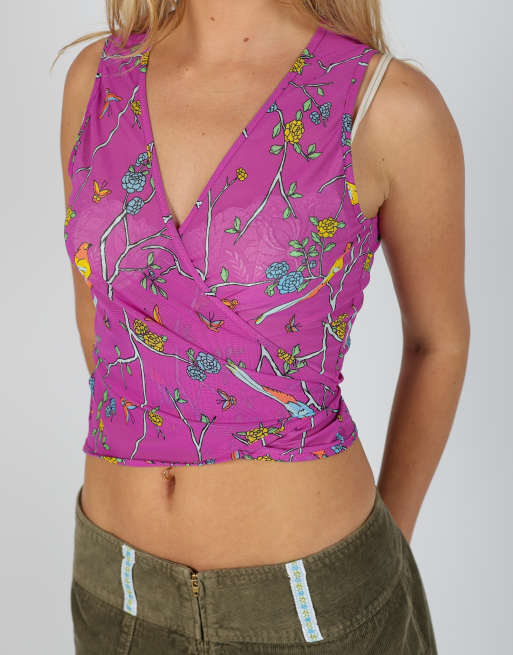 Vintage Intimissimi S cami in purple, 4 of 4