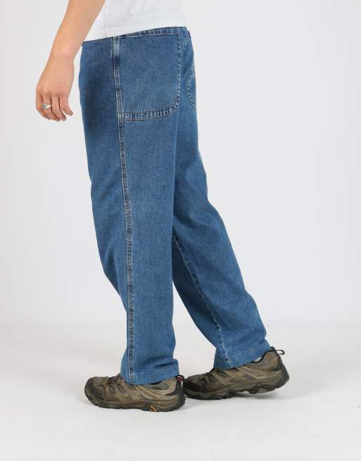 Vintage Intriguing 32x30 denim carpenter jeans in blue, 2 of 4