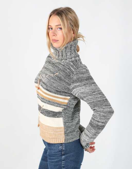 Vintage Intuition S knitted jumper in grey, 3 of 4