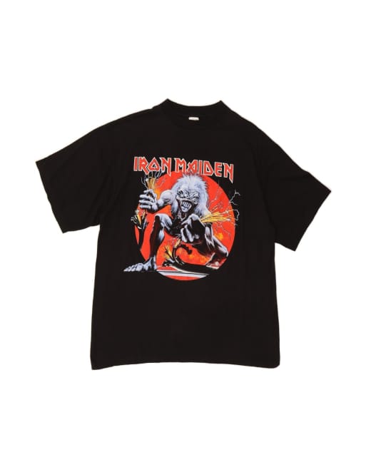 Vintage Iron Maiden 1993 Graphic T-shirt Top XL In Black