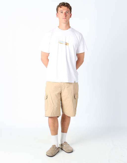 Vintage IZOD 36x30 canvas cargo shorts in tan, 2 of 4