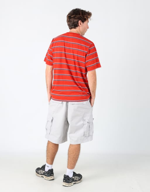 Vintage IZOD 42x23 canvas cargo shorts in ivory, 3 of 4