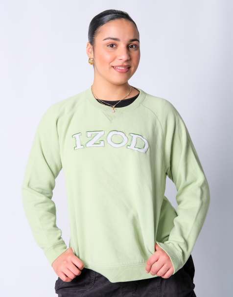 Vintage Izod L Sweatshirt Light Green - view 1