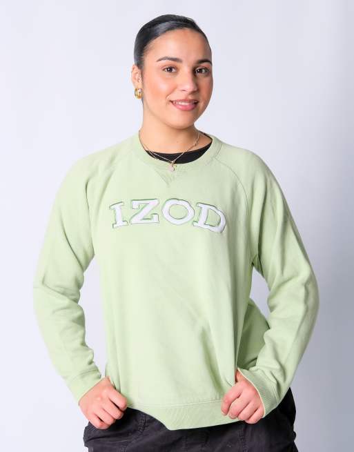 Vintage Izod L Sweatshirt Light Green