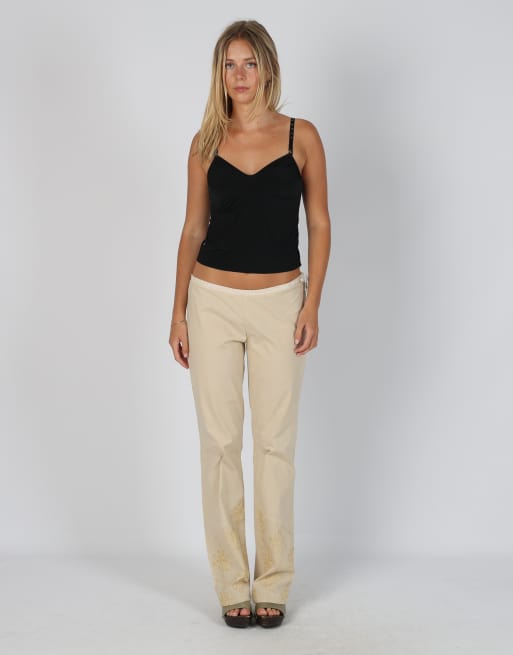 Vintage J-KET S woven trousers in beige