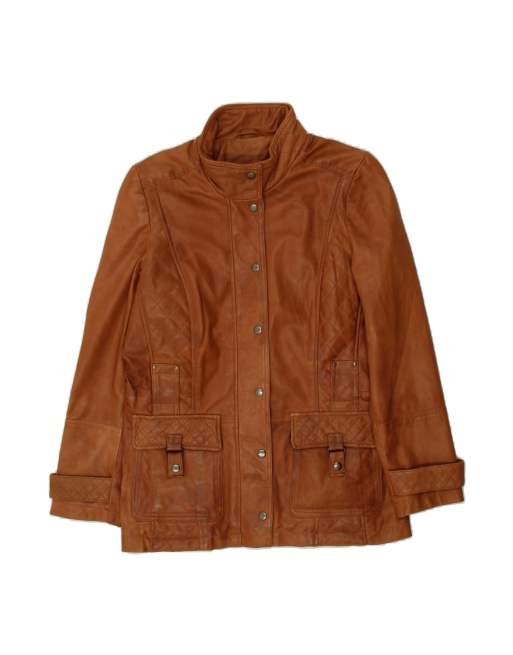 Vintage Jacket It 42 Medium In Brown