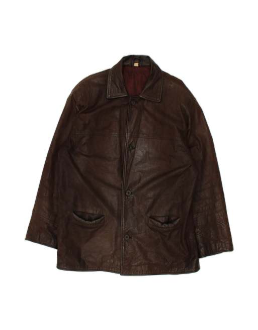 Vintage Jacket It 42 XL In Brown