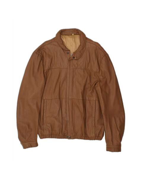 Vintage Jacket It 56 3XL In Brown - view 1