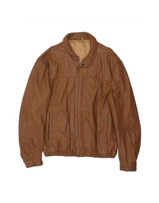 Vintage Jacket It 56 3XL In Brown