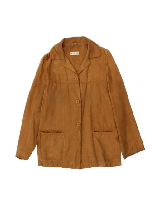 Vintage Jacket UK 14 Medium In Brown
